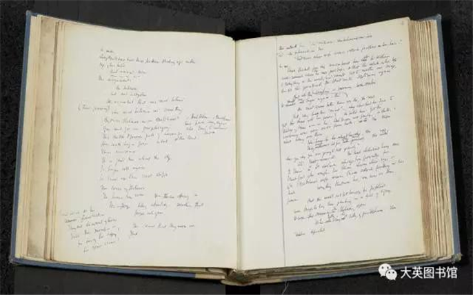 2▲ 弗吉尼亞·伍爾夫小說(shuō)《達(dá)洛維夫人》的創(chuàng)作手稿，1924年。? The Society of Authors as the Literary Representative of the Estate of Virginia Woolf.png